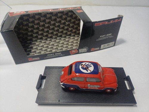 BRUMM ITALY FIAT 600 MULTIPLA COMMERCIALE RAMAZZOTI 1960 1/43 REF R286 - Picture 3 of 7