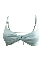 L Space Women's Ringo Twist Bikini Swim Top Separates Swimsuit (S, Sky Blue)