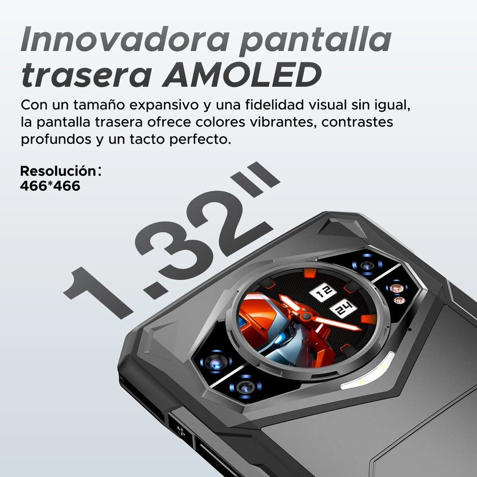 DOOGEE S200X Móvil Resistente 5G 32G+512GB 10100mAh Movil Todoterreno 100MP+20MP - Imagen 3 de 4