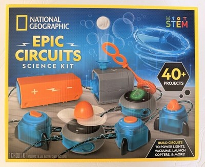 National Geographics Epic Circuits Science Kit for Kids Educational NEW