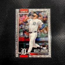 2026 Topps Series 1 Riley Greene Spring Training Foil Parallel #209 Tigers