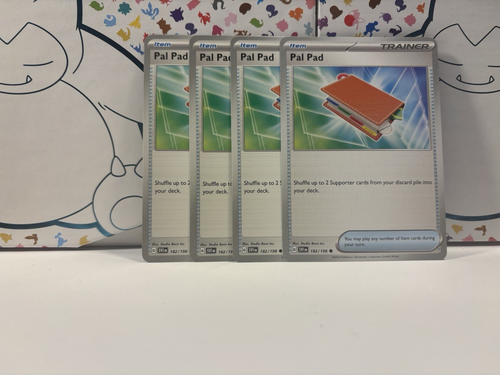 4x Pal Pad 182/198 x4 - Scarlet & Violet - Pokemon TCG - Playset