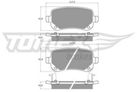 Tomex Brakes Bremsbelagsatz, Scheibenbremse TX 17-84 FüR Chrysler Dodge
