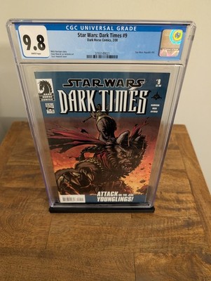 Star Wars Dark Times #9 CGC 9.8 Dark Horse 2008 Zach Howard Cover
