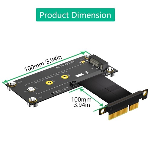 High Performances NVMe PCIe 4X Extension Adapters 10000 Durability Tests No Lag - 第 8/8 張圖片