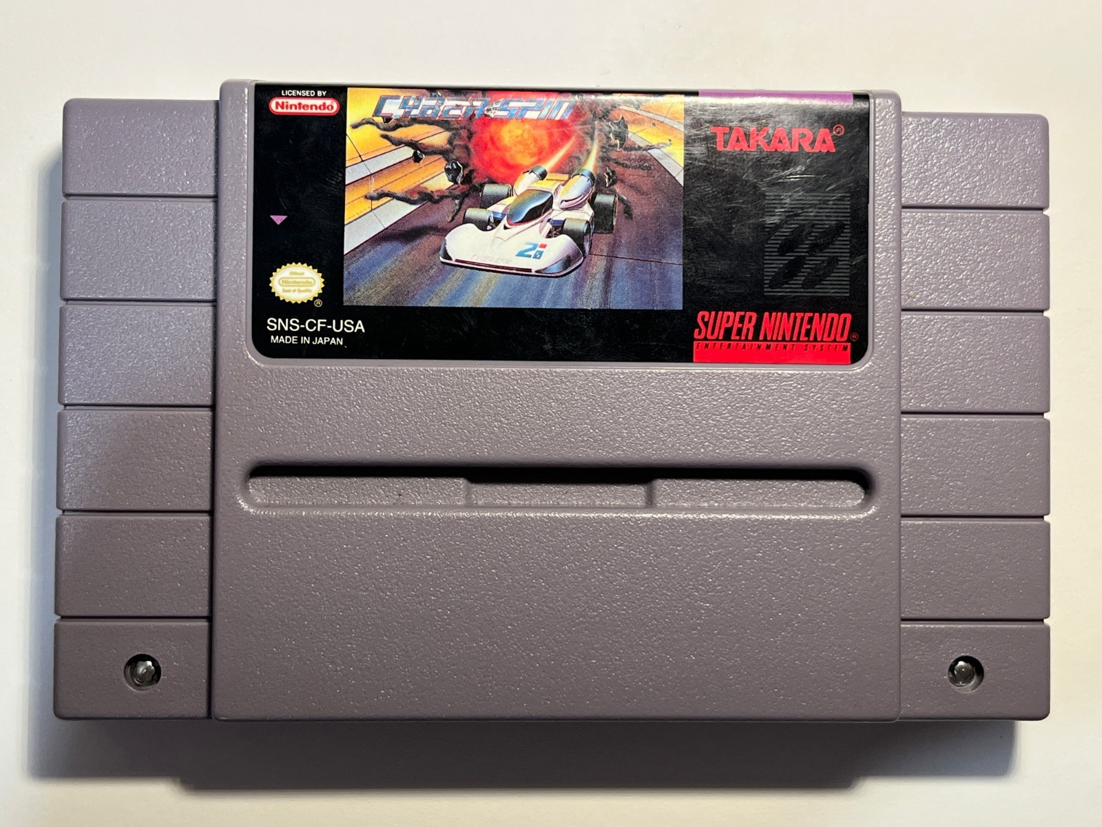 SNES Super Nintendo Cyber Spin Takara 1992