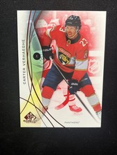24-25 UD SP Game Used Hockey Red 10 Carter Verhaeghe