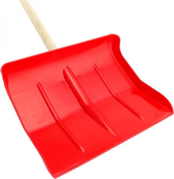 BRUNO GELLE GMBH Kinder Schneeschieber 86cm Kunststoff Orange Schneeschaufel Schneeschippe 28cm