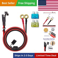 10AWG 6FT Charger Cable, SAE to O Ring Terminal Quick Disconnect Harness, 2 P...