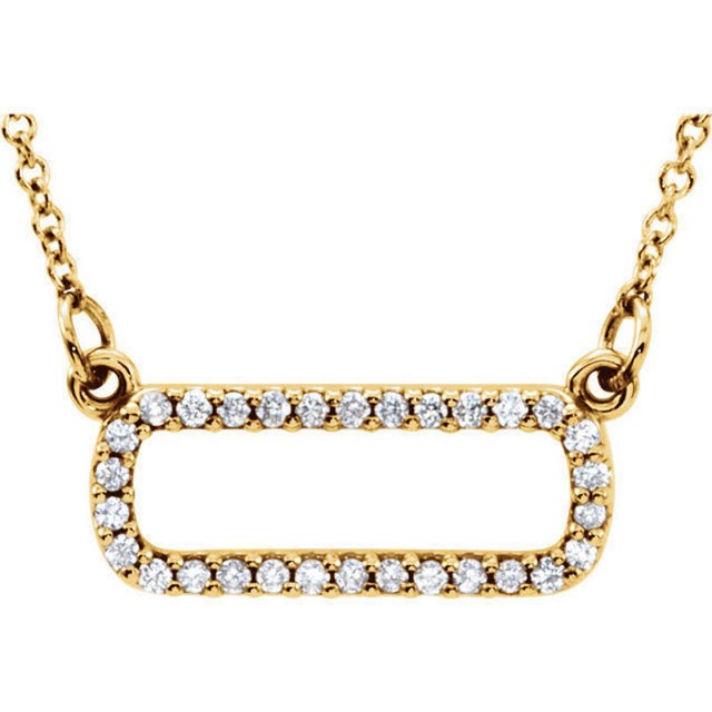 Diamond Soft Rectangle 16 Necklace In 14K Yellow Gold 1 6 Ct Tw EBay diamond-soft-rectangle-16-necklace-in-14k-yellow-gold-1-6-ct-tw-ebay
