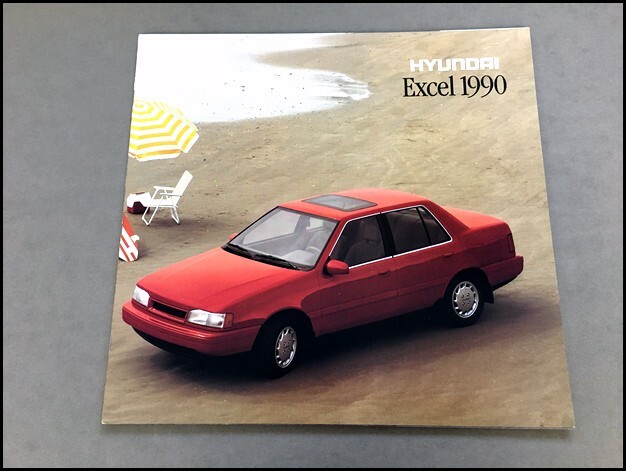 1990 Hyundai Excel 20-page Original Car Sales Brochure Catalog | eBay