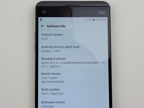 LG V20 (LG-VS995) 64GB - Gray (Verizon) - SMALL ISSUE - Clean IMEI - J9636 - Picture 4 of 8