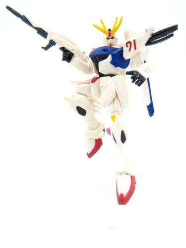 Gundam Figure - 2005 F-91 Gundam Formula 91 - Bandai Mini Anime