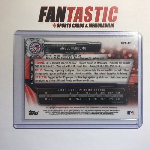 Toronto Blue Jays Autograph Card YOU PICK Topps Panini etc Auto Past & Present - Picture 246 of 470