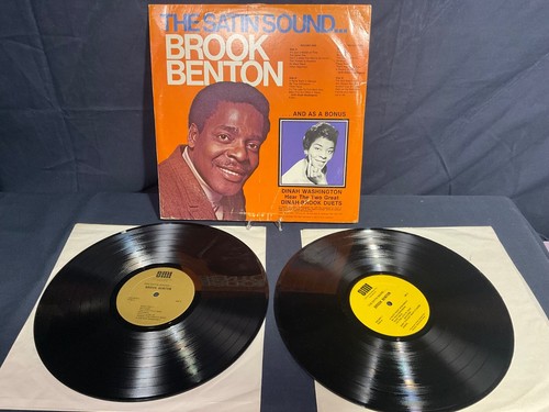 BROOK BENTON -THE SATIN SOUND (SMI RECORDS) VINYL DOUBLE LP - Imagen 2 de 2