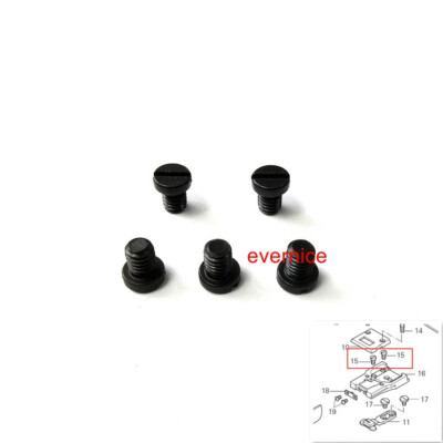 5 PCS NEEDLE PLATE BASE SCREWS for PFAFF 335 335G #91-000 086-15