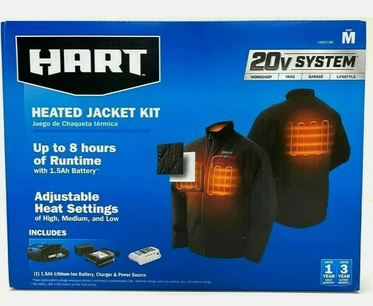 Heated coat shop battery