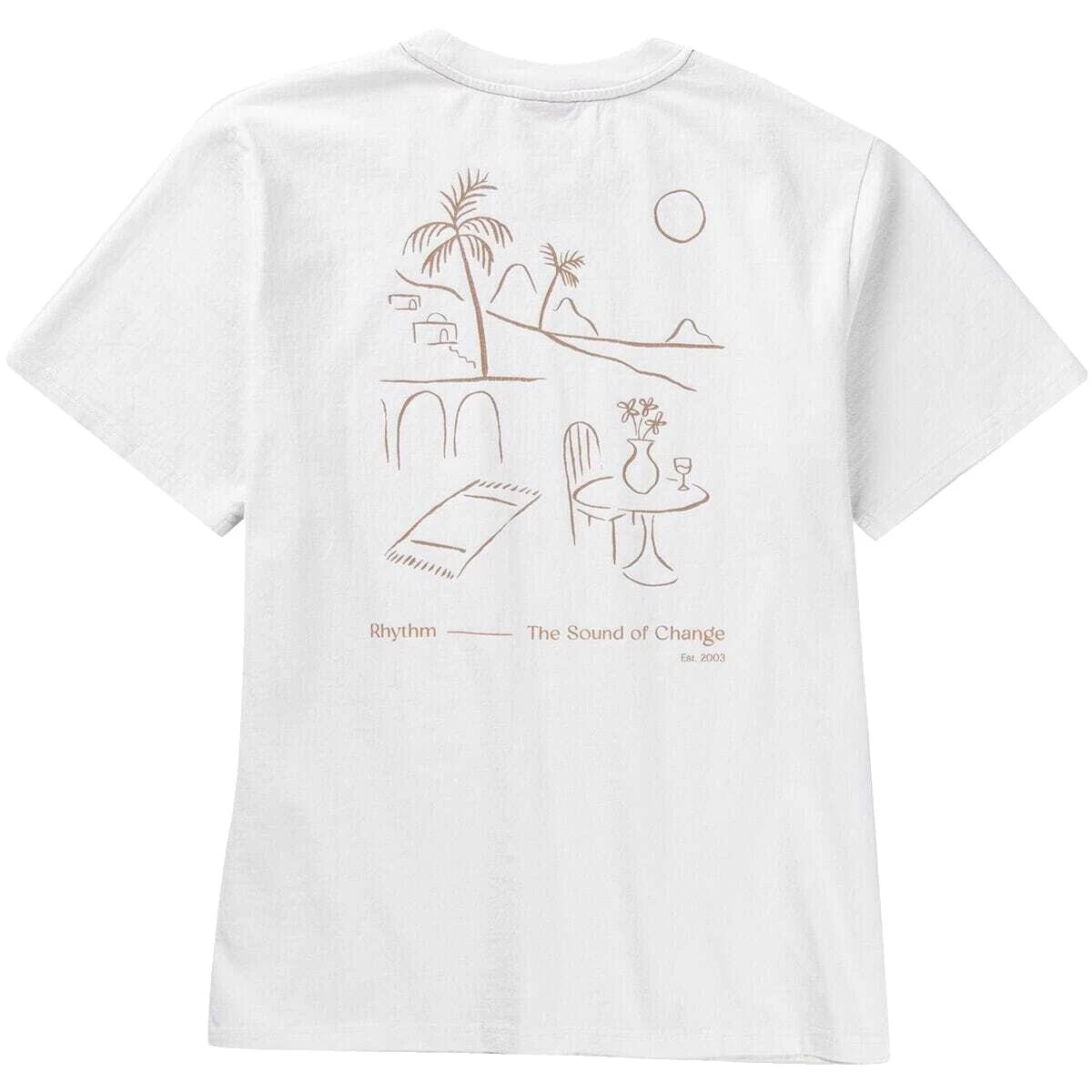 Camisas regular Rhythm Blanco para hombres