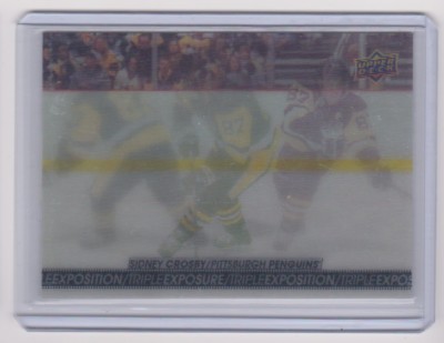 2017-18 Upper Deck Tim Hortons Triple Exposure #TE1 Sidney Crosby Penguins