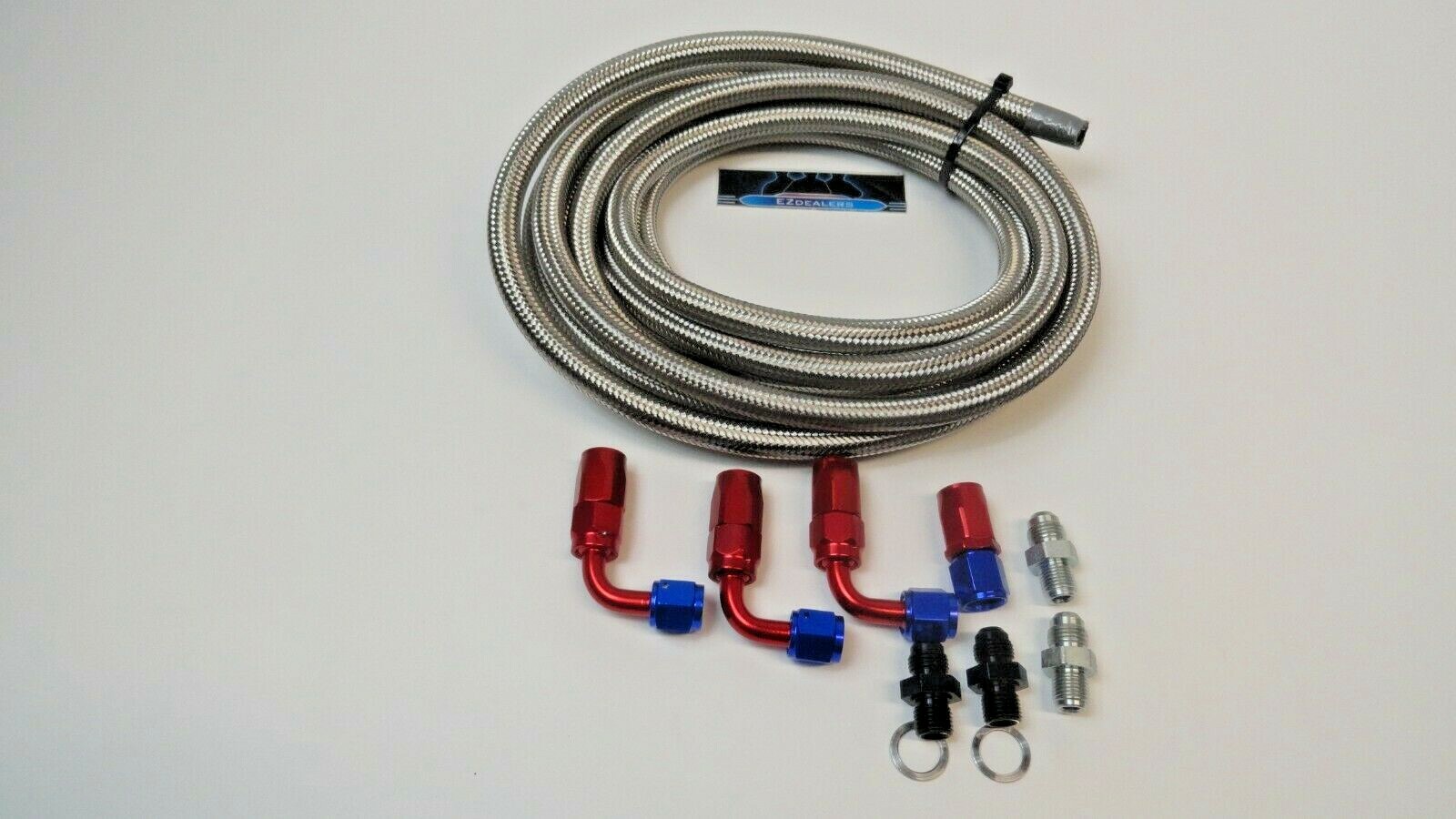 7081 Camaro Trans Am 700R4 4L60E Braided Transmission Cooler Lines 10' RED/BLUE eBay