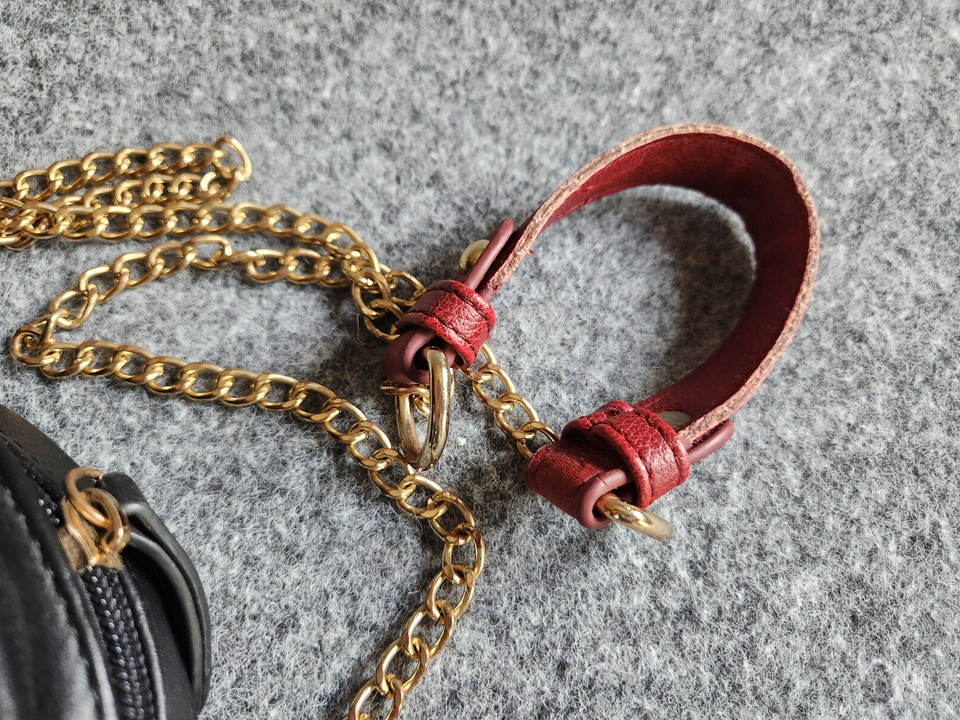 Hogwarts Express Faux Leather Canteen Style Handbag w/ Metal Chain