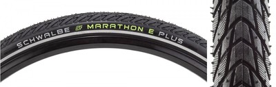 SCHWALBE TIRE SCHWALBE MARATHON E-PLUS S-DUALGUARD 700x35 BK/BK/REF E50 ADDIX