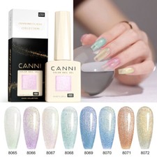 CANNI Hema Free Aurora Glitter Nail Gel Polish Soak Off UV LED Varnish 9ml -Ik