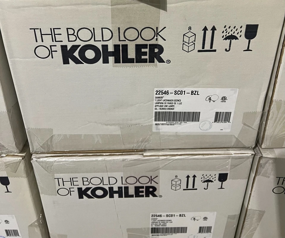 Lacemaker KOHLER Damask 1 luz bronze polido a óleo -22546-SC01-BZL novo na caixa - Imagem 4 de 4