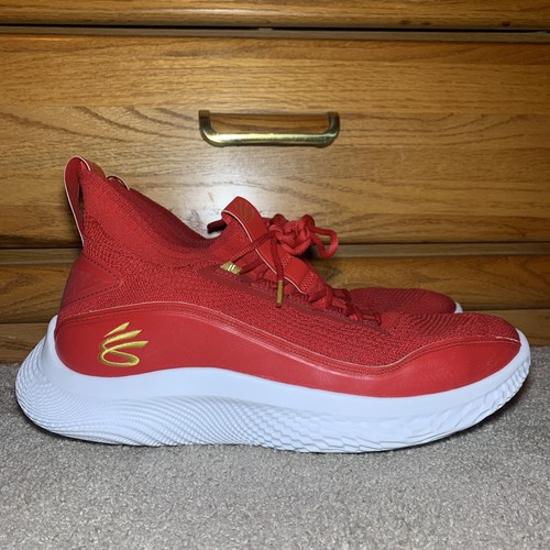 Under Armour Curry 8 Flow Steph Red Chinese Year CNY … Gem