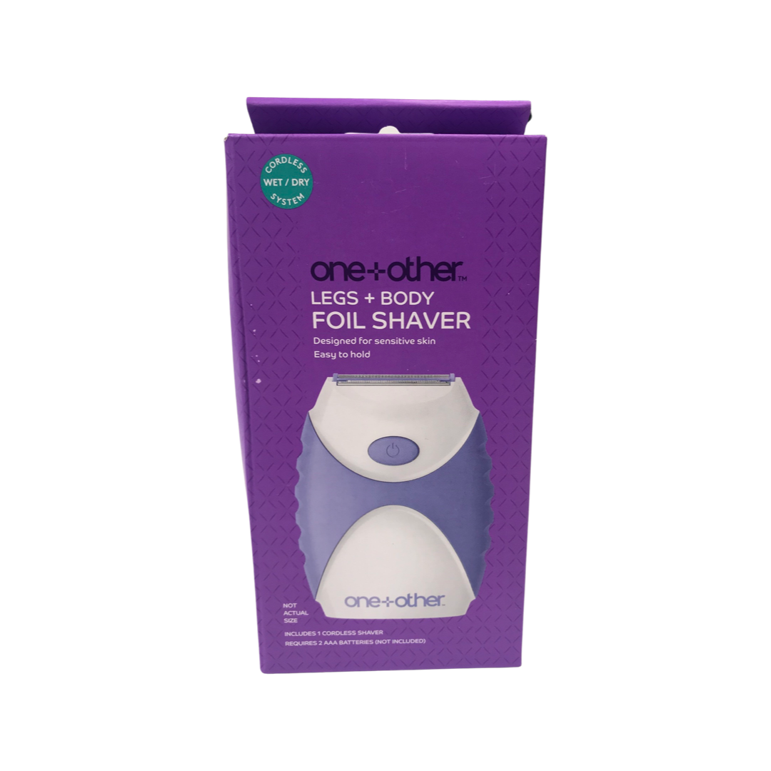One + Other Legs & Body Portable Foil Shaver for Sensitive Skin Purple