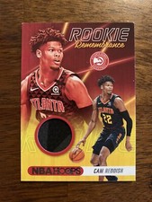 2020-21 Panini Hoops Cam Reddish Rookie Remembrance Patch #SS-7 Hawks (C)