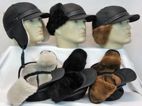 Real Sheepskin Shearling Leather Bomber 