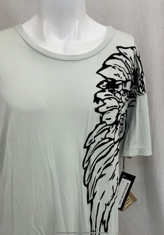 Camiseta Kinetix XXL verde azulado 100 % algodón manga corta hecha en EE. UU. NUEVA CON ETIQUETAS YGI N1-416CG Foto 3 de 4