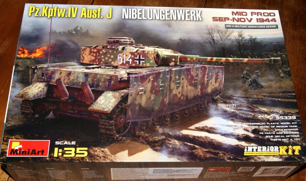 Miniart 35339 . Dt. Pz.Kpfw. Iv Ausf.J Nibelungenwerk Interior- Kit 1:35 / Neu-image