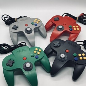 Nintendo 64 Console Black N64 Chose Authentic Controller Cables REGION FREE