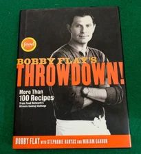 Bobby Flay's Throwdown! by Bobby Flay SIGNED 1st/1st HC DJ - 2010 - Cookbook
