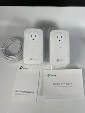 2pc TP-LINK TL-PA9020P •AV2000 2-Port Gigabit Passthrough Powerline Adapter Kit