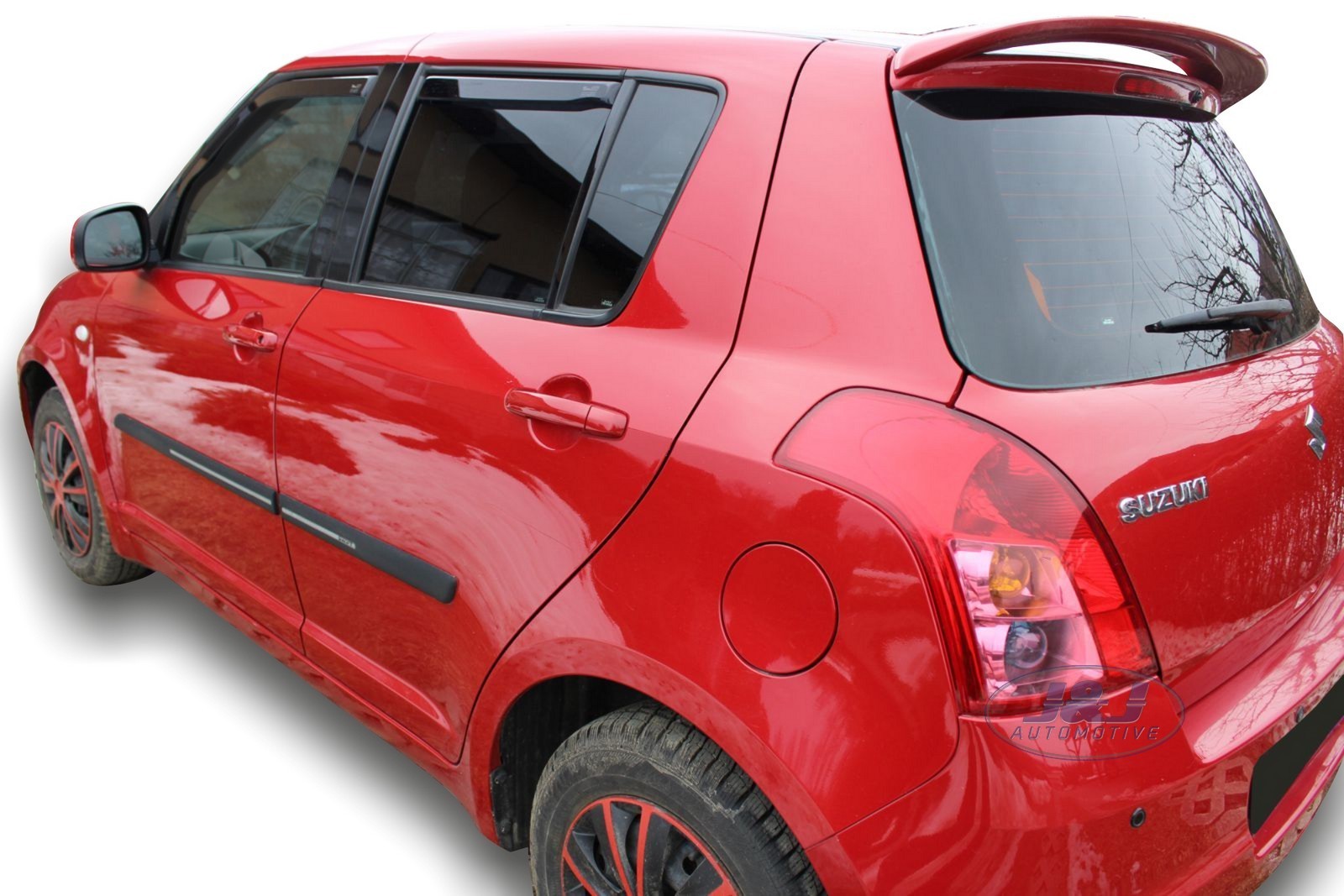 TO FIT Suzuki Swift mk3 Htb 2005 2010 wind deflectors 4pc set TINTED