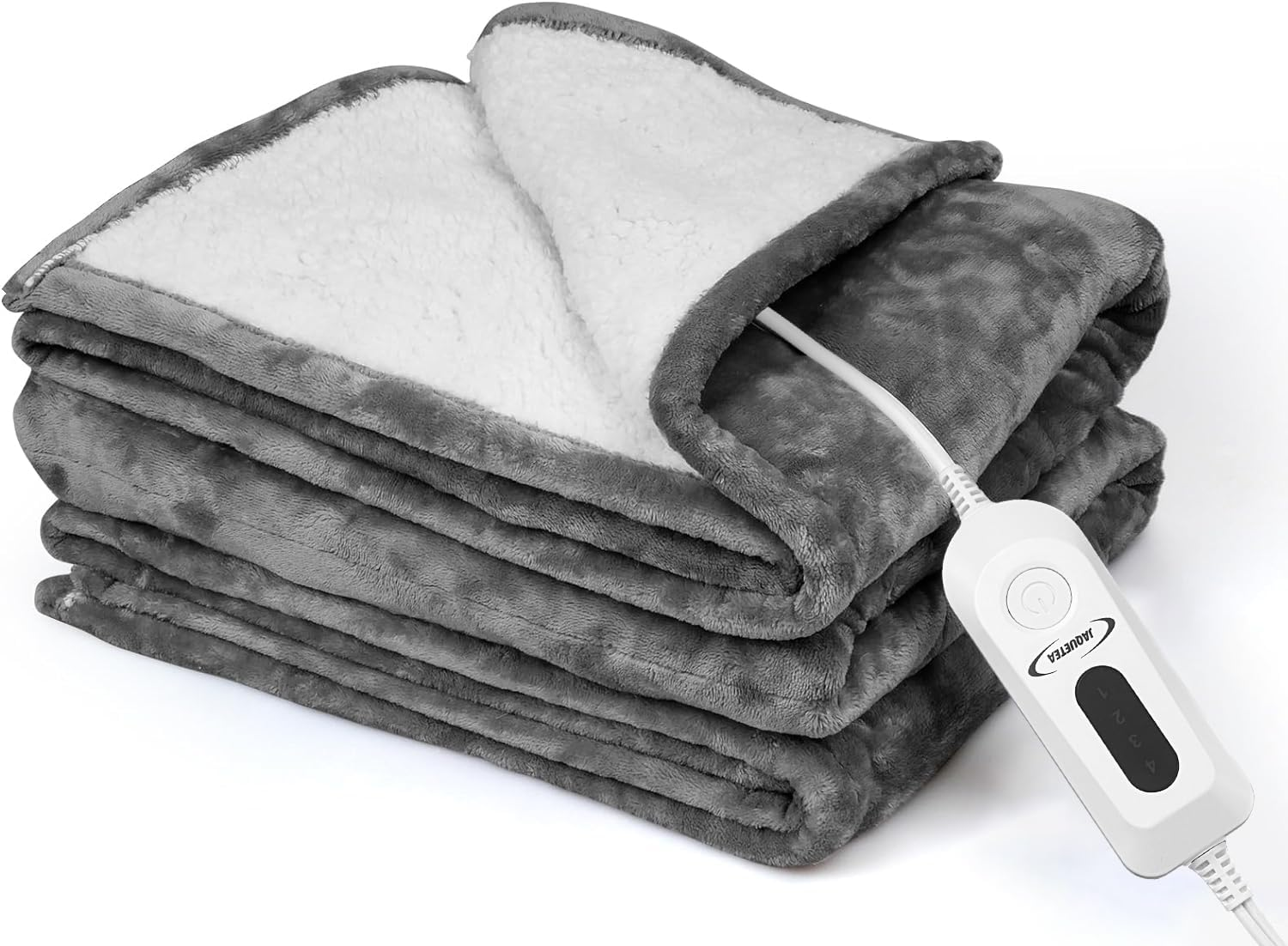 Heated Blanket Electric Throw Blanket- 50''X60'' Heating Blanket Throw 4 Hours A