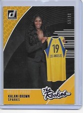 2019 Donruss WNBA Purple Press Proof KALANI BROWN THE ROOKIES LA SPARKS 53/99