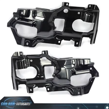 Pair Bumper Support Brackets For 2016 2017 2018 16 17 18 Sierra 1500 Front