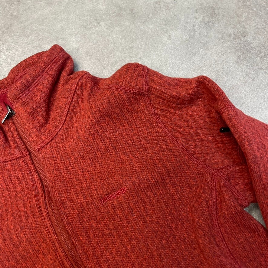 Patagonia Better Sweater Fleece Womens Large Y2K Full Zip Jacket, Red image 4