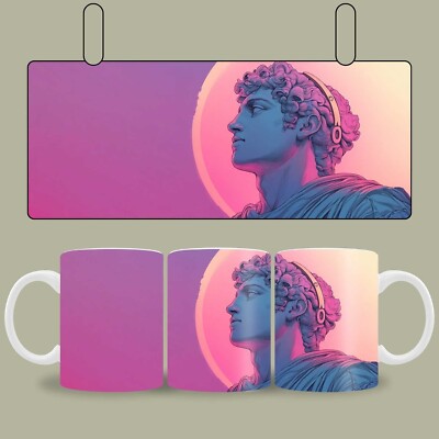 Kaffeetasse Vaporwave Apollo Tasse Kaffeebecher Geschenk Keramik