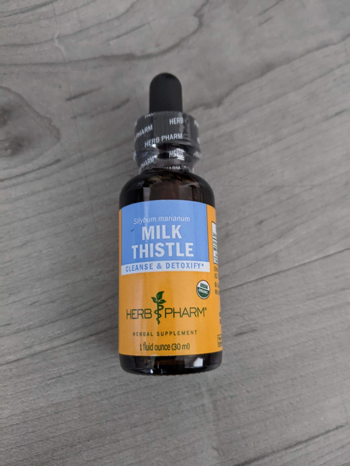 Herb Pharm Milk Thistle new sealed organic 1 oz cleanse detoxify liver