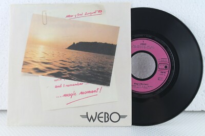 7'' - WEBO - Magic Moment - Metronome Promo & Info-Blatt - 1984 ITALO