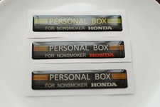 Personal box for nonsmoker honda EE, EF, ED 3D sticker, decal