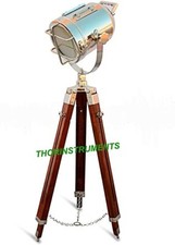 Nautical Spotlight Collectable Designer Searchlight Spot Light Studio Tripod Flo