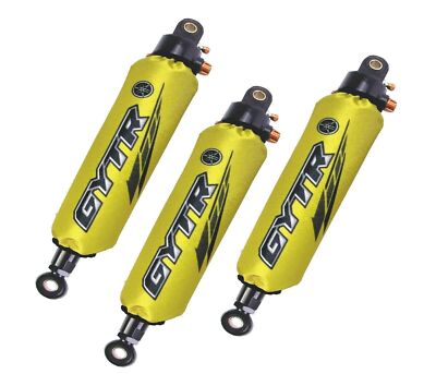Yellow Shock Protector Covers for Yamaha Warrior YFM 350 Limited Edition Set 3