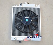 Aluminum Radiator Fan For 1989-1994 Suzuki Swift Geo Metro Mt 1.3l 1.0l 1990 91