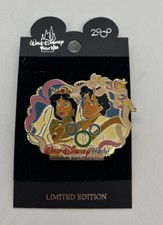 Disney Pin #2169 WDW 2000 Wedding Series Jasmine & Aladdin July LE